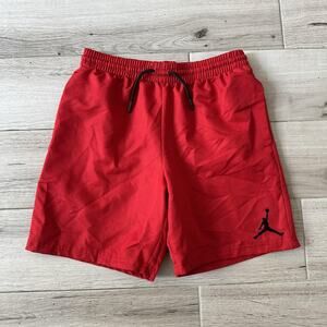 Jordan Jumpman Shorts Youth Medium Mesh Lined Red Boys 10-12yrs Basketball